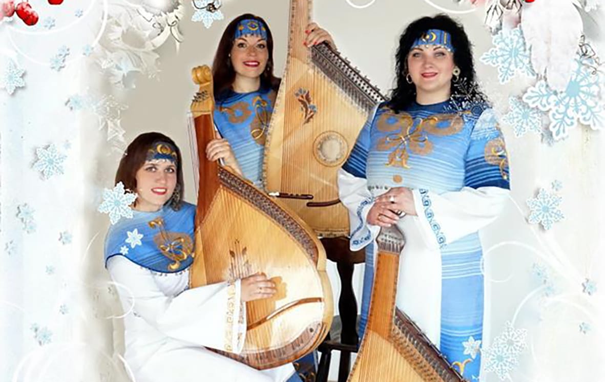 Natalija Hotsyk (sopraano), Olga Antonjuk (mezzosopraano) ja Julija Rudnytska (altto) esiintyvät tänään Pyhäjoella.