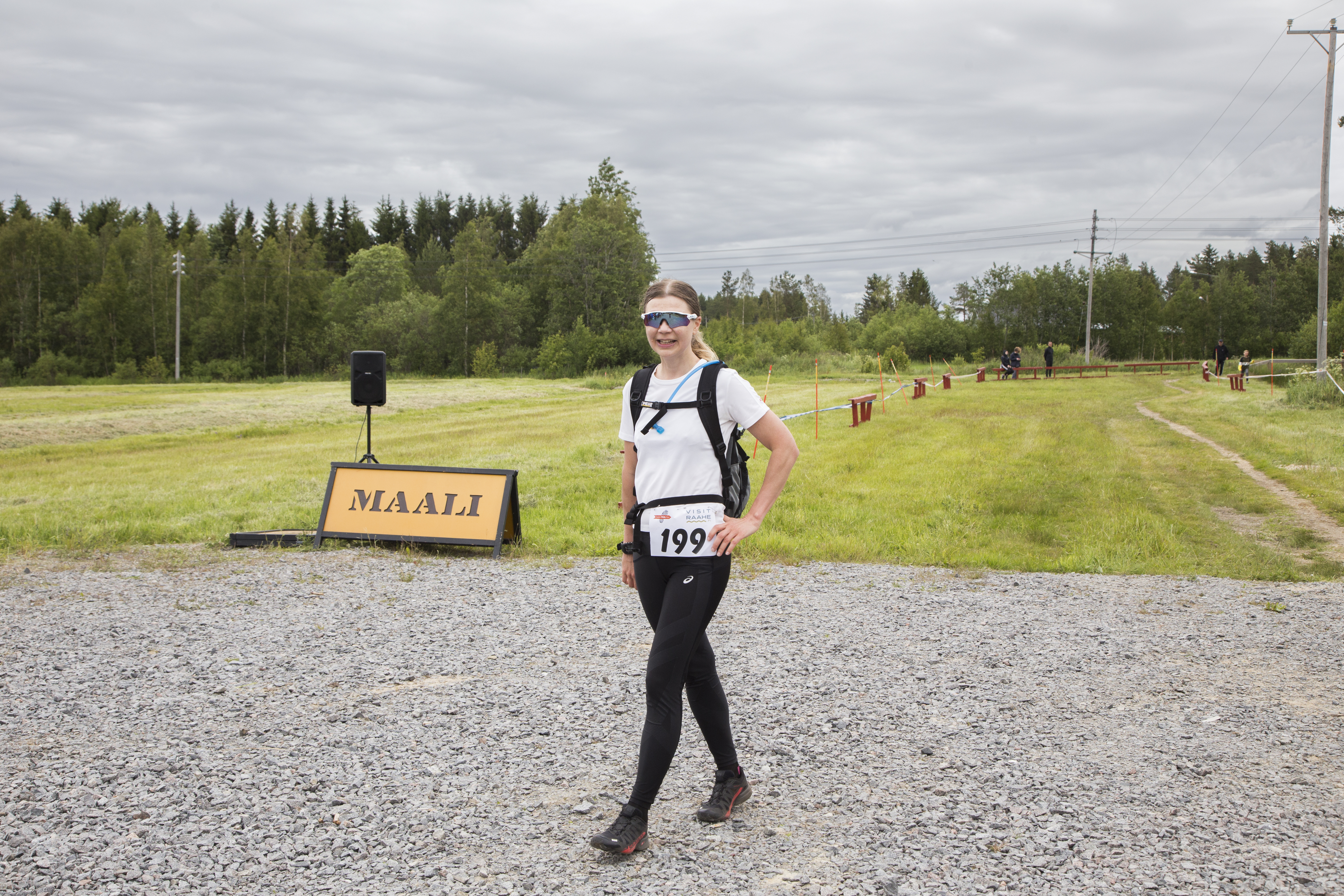 Susanna Voipio oli ensimmäinen naisten 31 kilometrin matkalla.