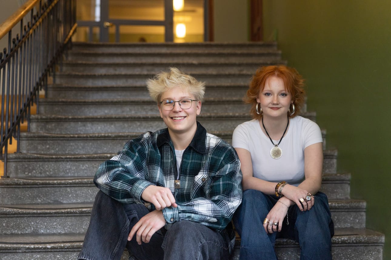 Rasmus Kaukolan ja Anniina Konttilan tavoitteena on painaa valkolakki päähän ensi keväänä.