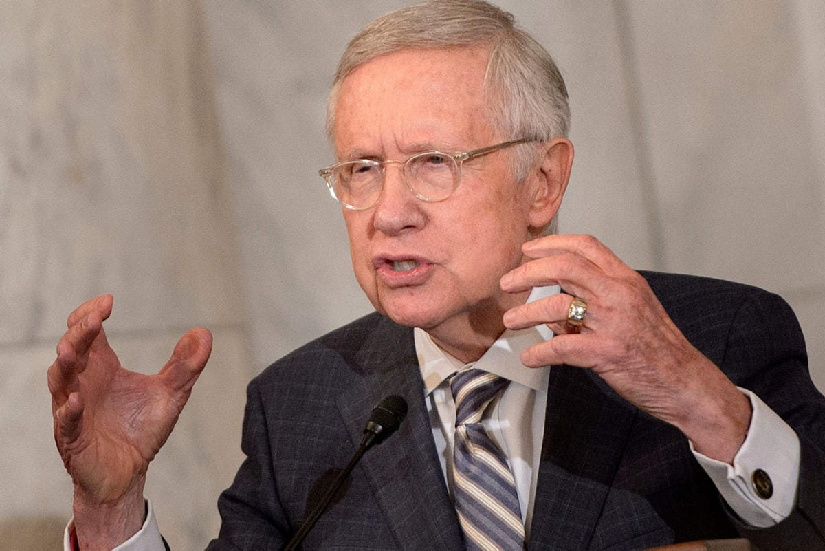 Harry Reid toimi senaatin enemmistöjohtajana vuosina 2007–2015. LEHTIKUVA/AFP