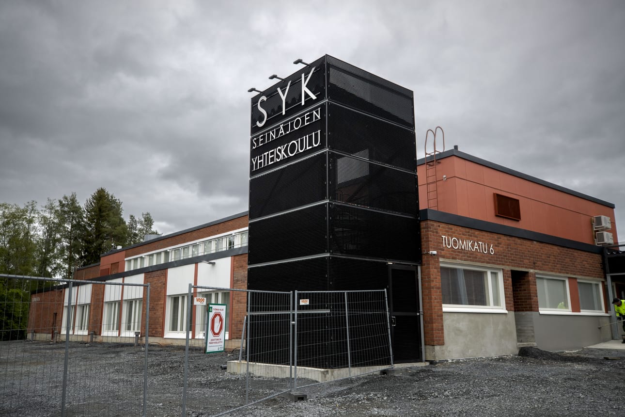 Arkistokuva Seinäjoen Yhteiskoulusta.