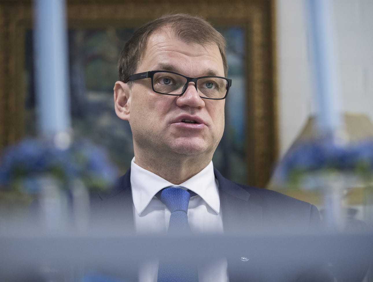 Pääministeri Juha Sipilän (kesk.) mukaan tietoa perussuomalaisten liikehdinnästä oli jo viikonloppuna.