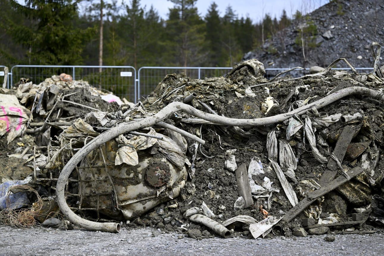 Jätteiden dumppaamisen epäillään tapahtuneen 1990-luvun lopun ja vuoden 2018 välillä. LEHTIKUVA / Vesa Moilanen