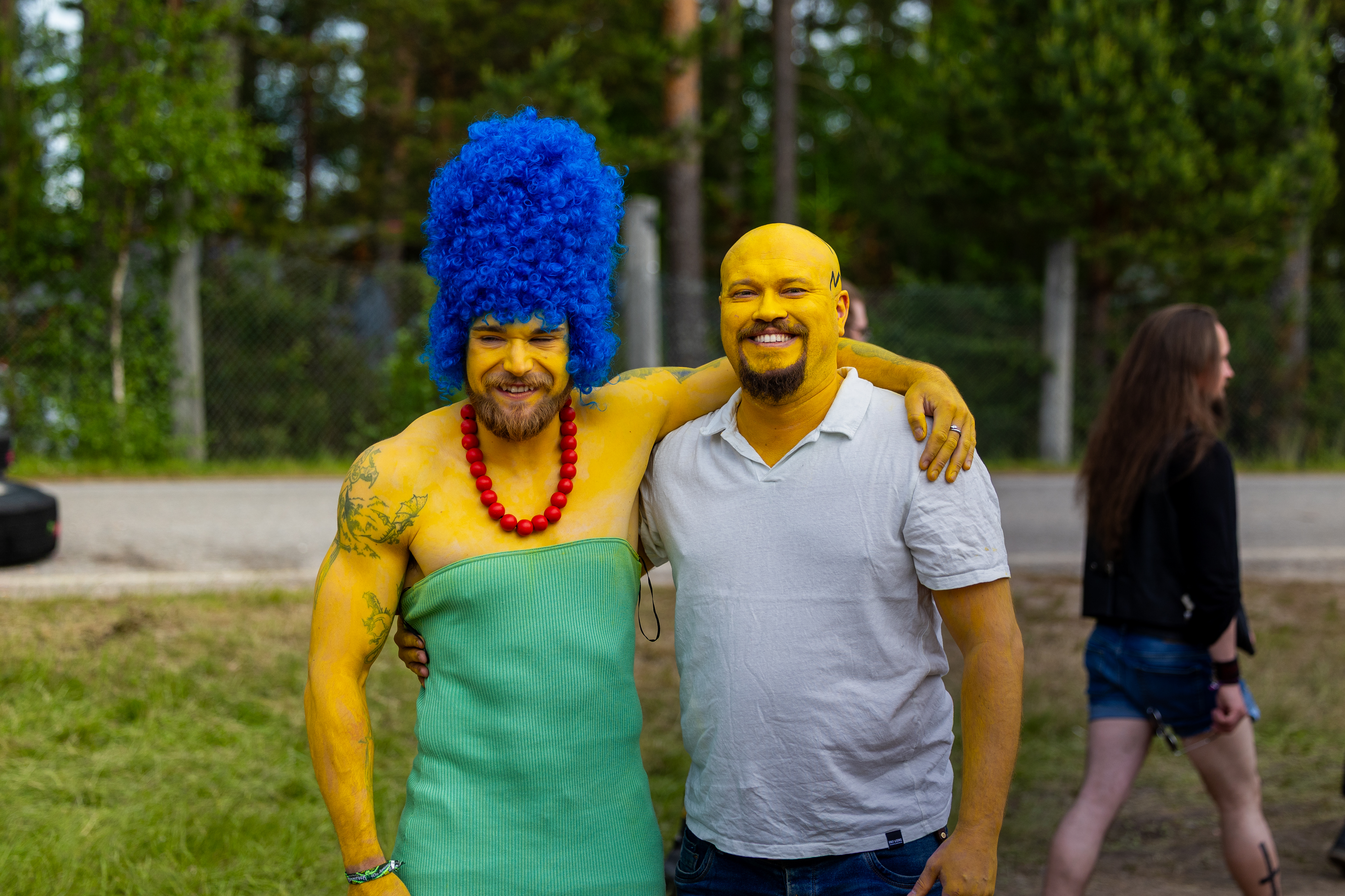 Nummirockin kävijöistä löytyi niin Simpsoneita kuin ruttotohtoreitakin