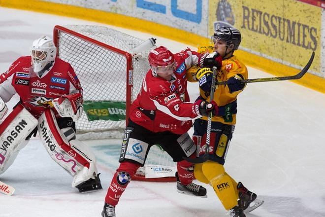 Yhdysvaltalaispuolustaja William Wrenn ehti pelata Sportissa kolme kuukautta. KUVA: MINNA ANTILA