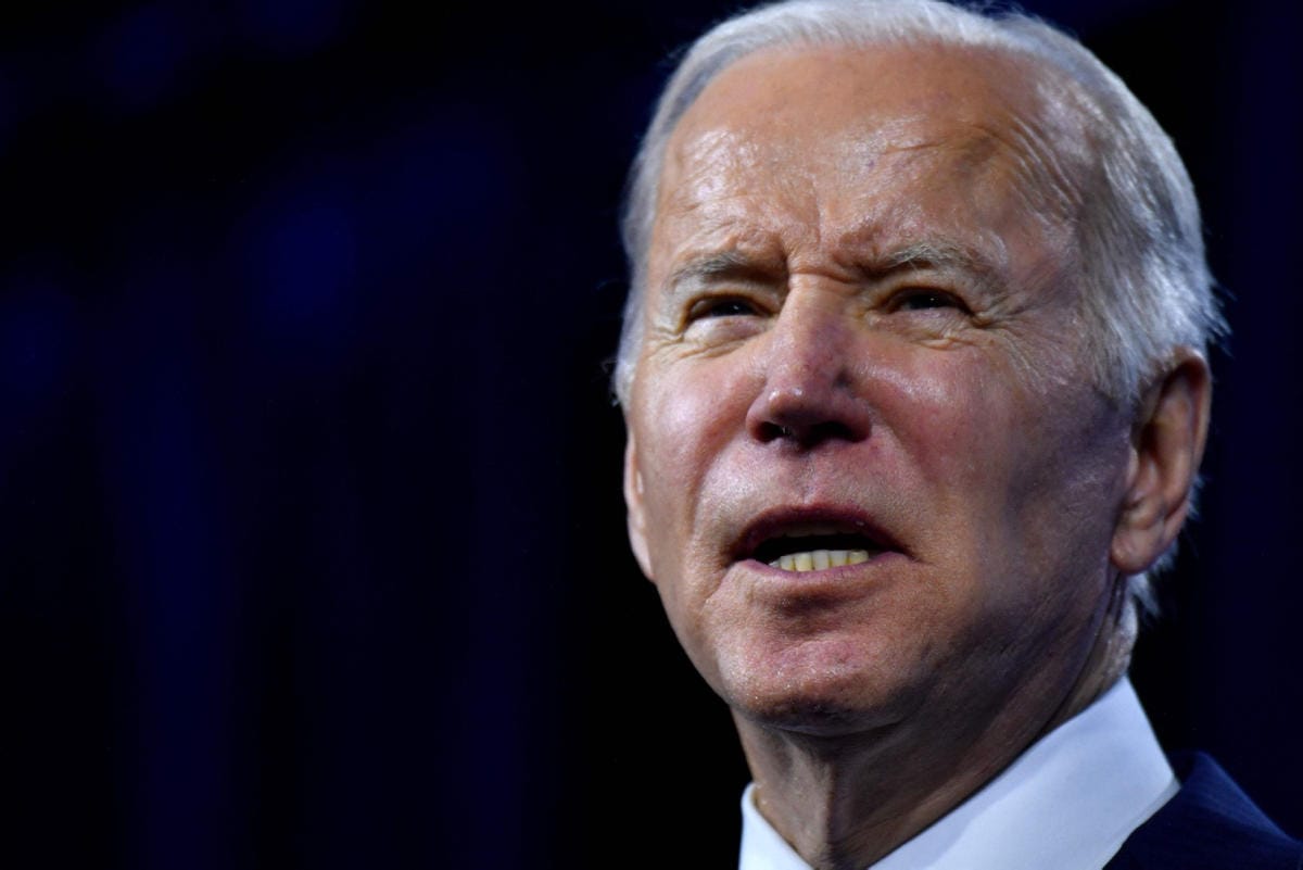 Virkamieslähteen mukaan presidentti Biden osallistuu torstaina EU-maiden johtajien huippukokoukseen Brysselissä. LEHTIKUVA/AFP