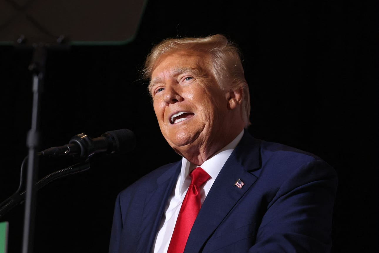 Yhdysvaltain entinen presidentti Donald Trump. LEHTIKUVA/AFP