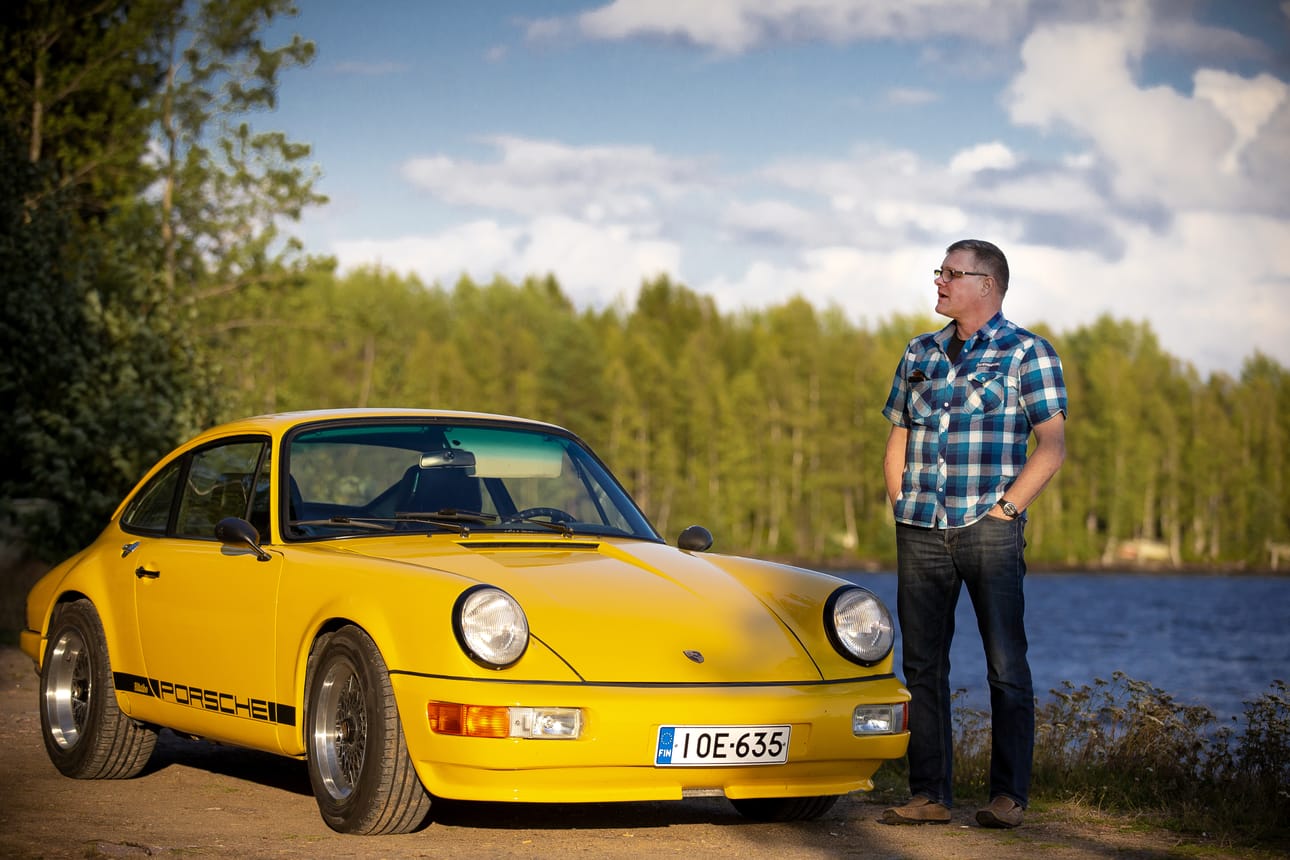 Maurits Vanhatalo katsastutti Porschensa viime syksynä. Aika on nyt viimeinkin valmis ulkoilulle.