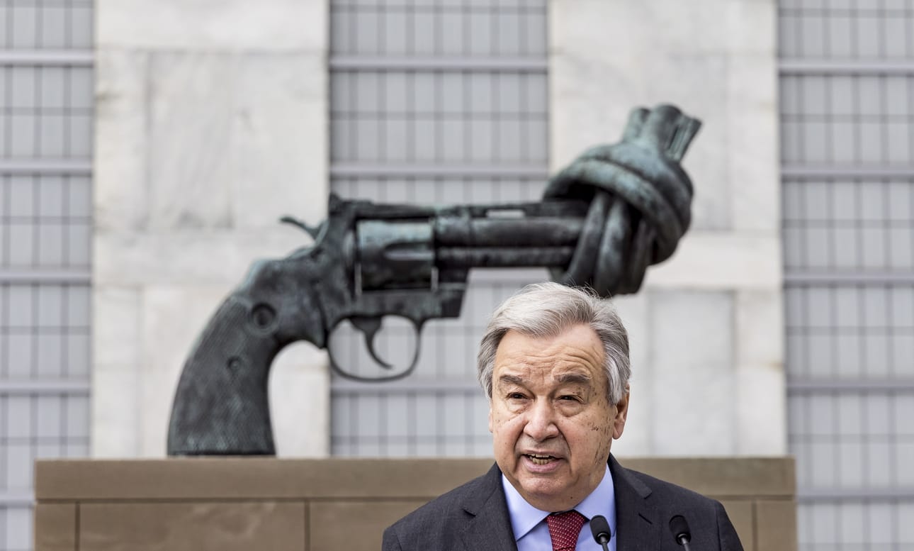 YK:n pääsihteeri Antonio Guterres tapaa tiistaina Venäjän presidentin Vladimir Putinin.