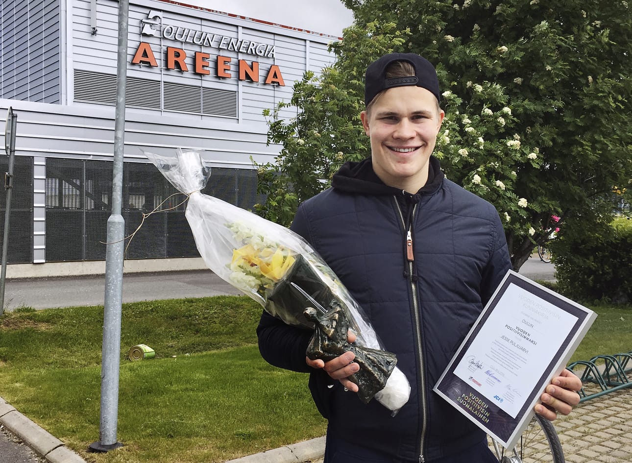 Jesse Puljujärvi on vuoden 2016 positiivisin oululainen.