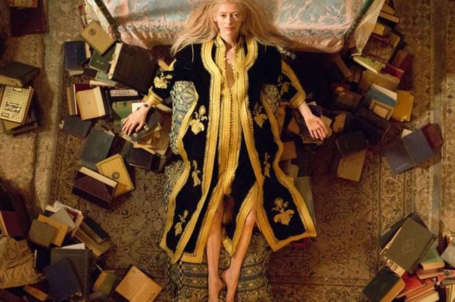 Vamppyyritarinassa Only Lovers Left Alive -elokuvassa Even roolissa on Tilda Swinton. KUVA: Sub