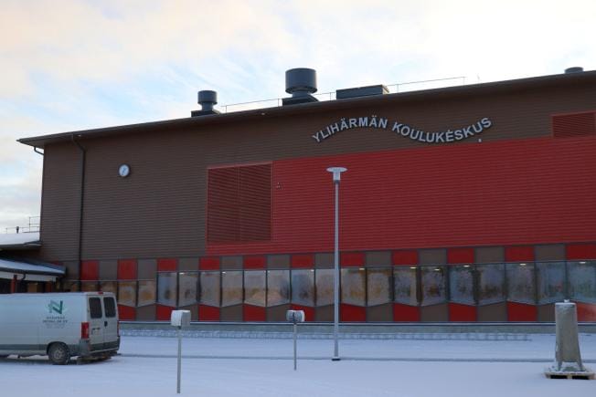 Ylihärmän uusi alakoulu on viimeistelyä vaille valmis käyttöön otettavaksi. KUVA: MARIANNE LÄHDE