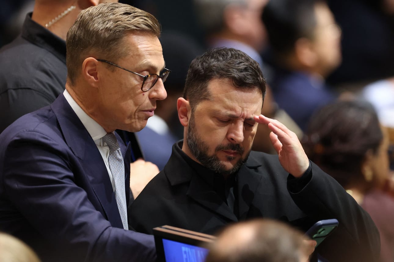 YK:n yleiskokouksen korkean tason viikolla maailman johtajat tapaavat toisiaan myös kahden kesken. Suomen presidentti Alexander Stubbilla oli asiaa Ukrainan presidentti Volodymyr Zelenskyille.