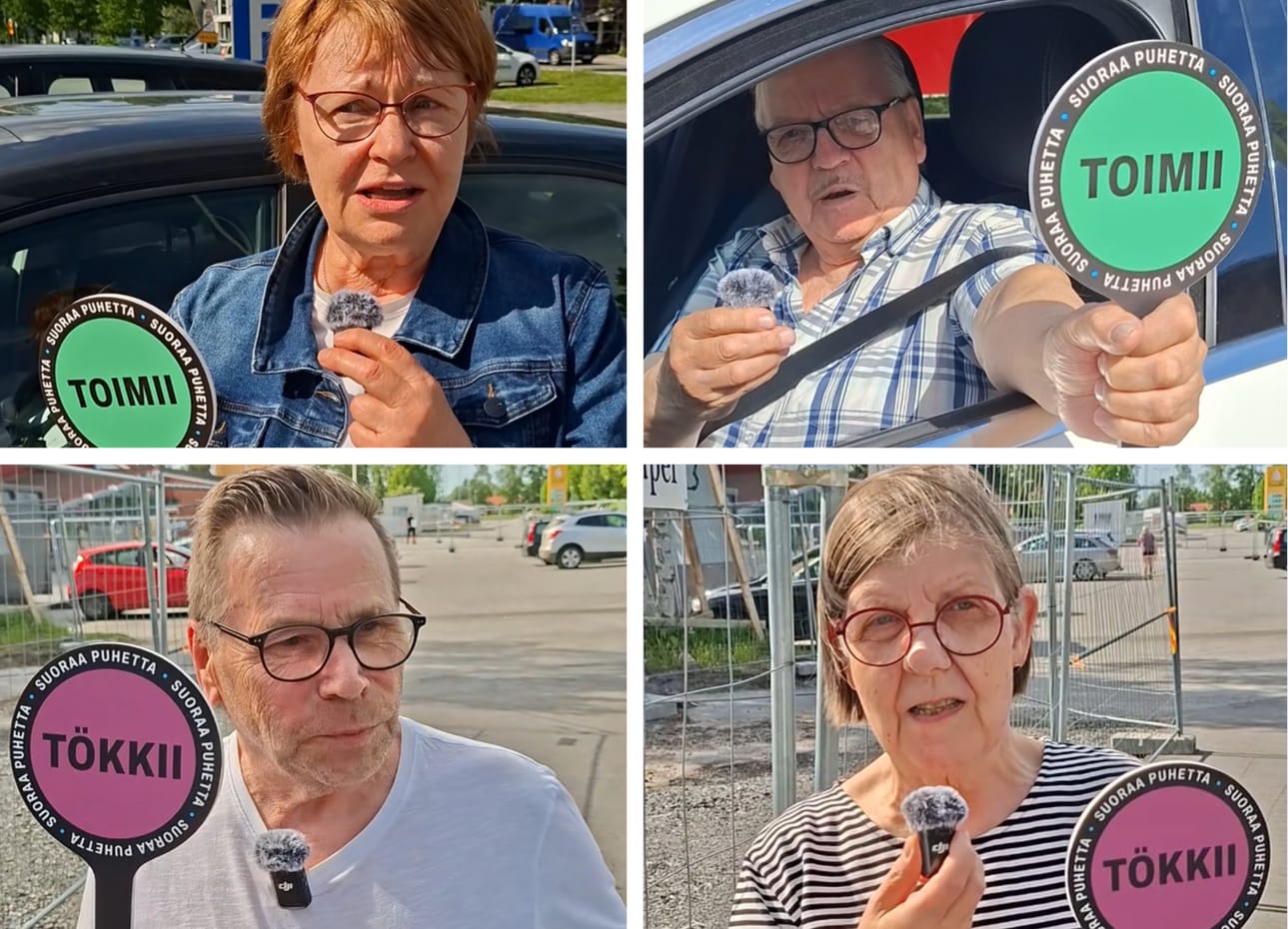 Tuula Harju, Markku Vuoto, Matti Viinamäki ja Lea Ranne kertoivat mielipiteensä Laihiasta.