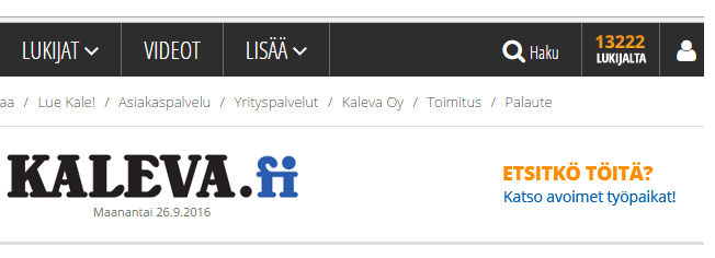 13222-numeroiden kautta pääsee lähettämään videoita.