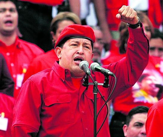 Temperamentikas Hugo Chavez on joutunut Yhdysvaltain kovan painostuksen kohteeksi.