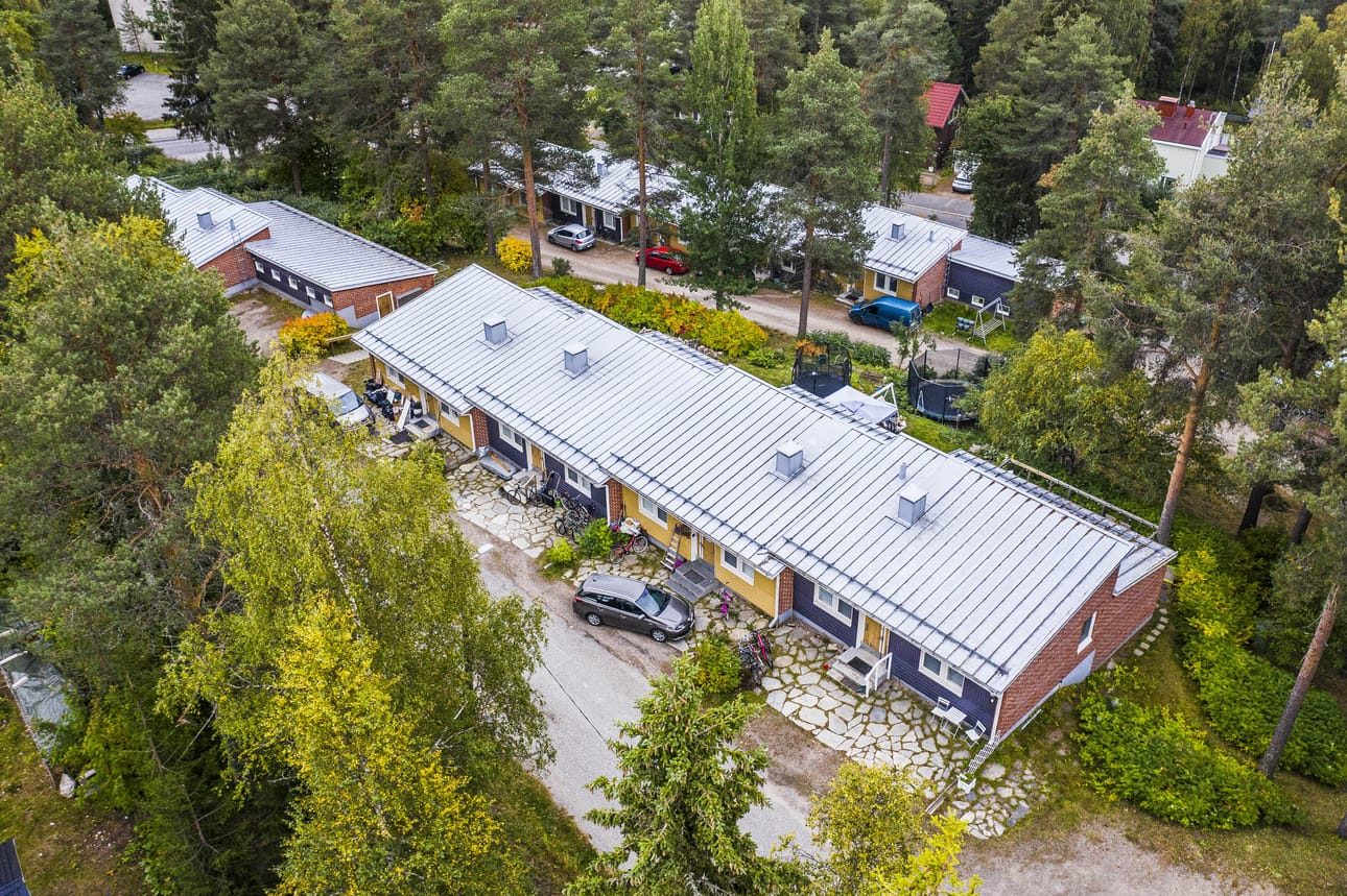 Kolmannen kaupunginosan vanhin rivitaloyhtiö täyttää 60 vuotta.