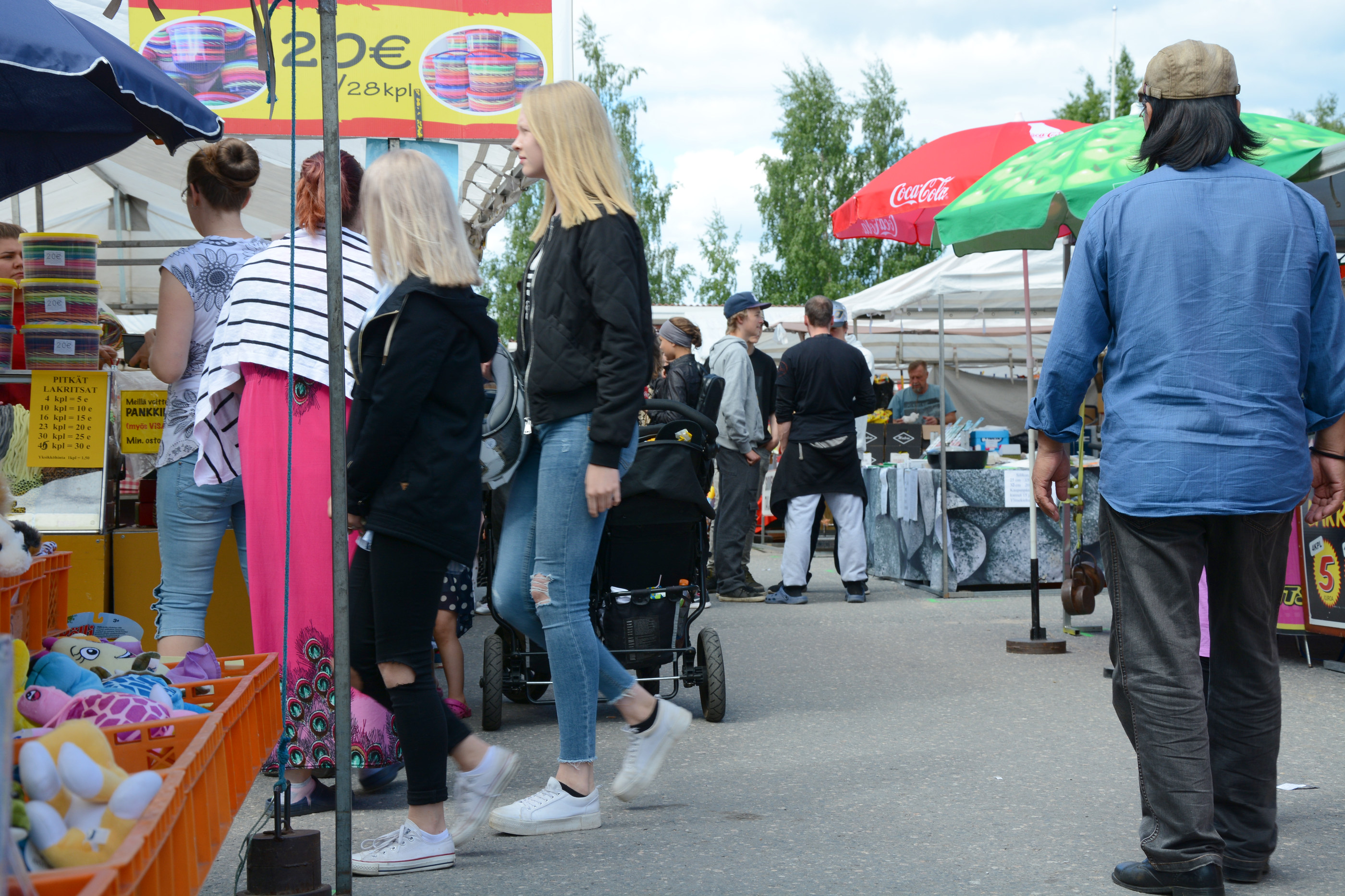 Pudasjärven markkinat, lauantai 8.7.2017.