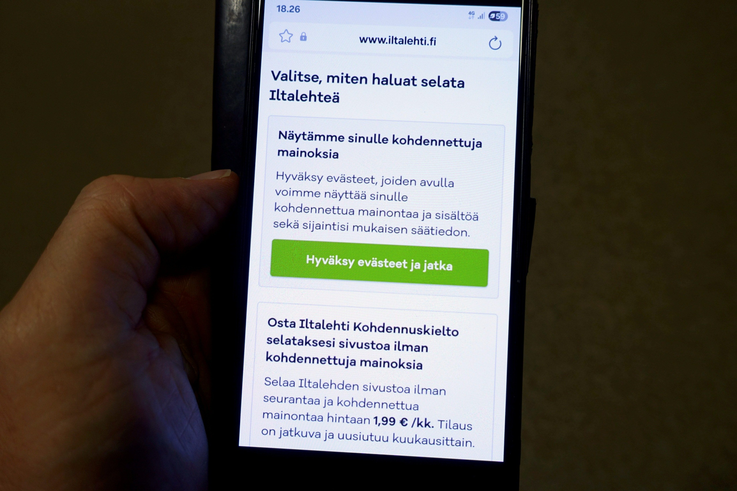 Tietosuojavaltuutetulle ja Traficomille tullut runsaasti kanteluita Iltalehden toiminnasta