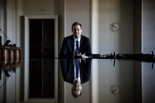 Kansanedustaja Ville Kaunisto.