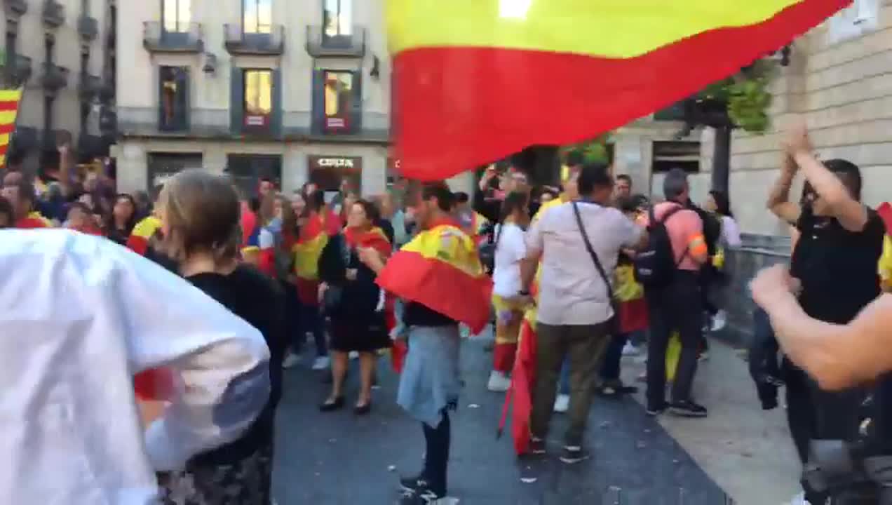 Espanjan yhtenäisyyden kannattajat liikkeellä