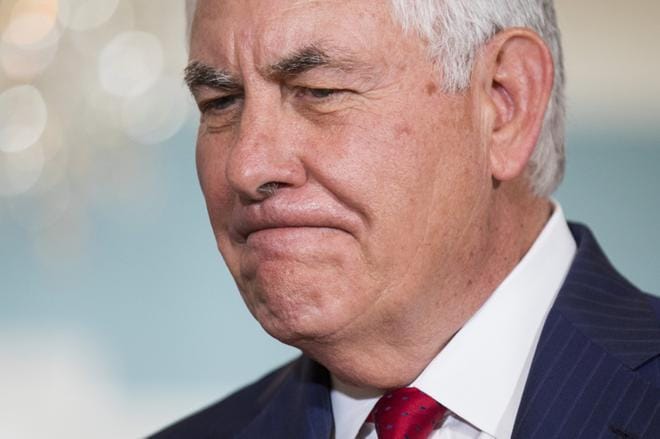 Rex Tillerson irtisanottiin Yhdysvaltain ulkoministerin tehtävästä tiistaina. KUVA: Jim Lo Scalzo / EPA