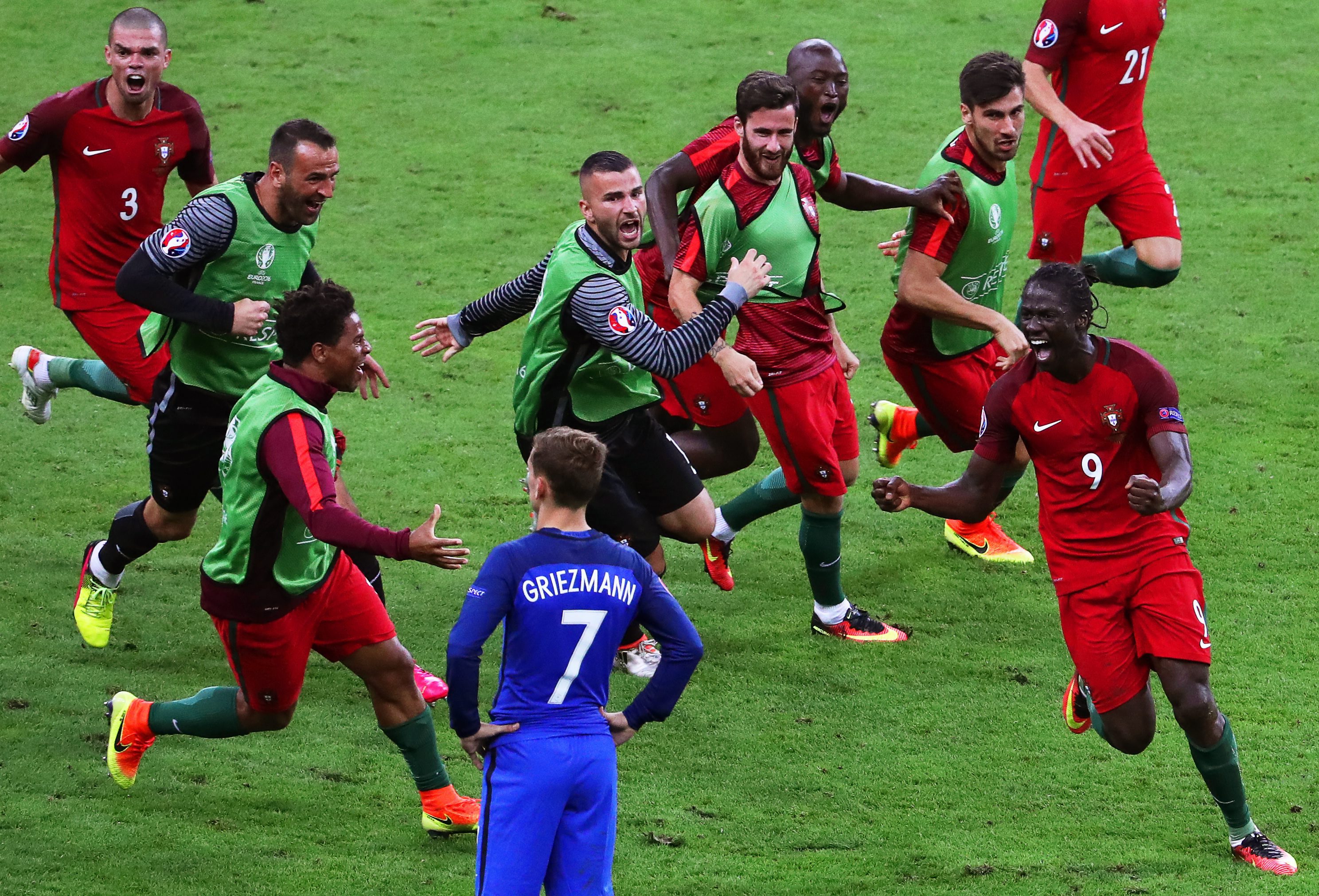 Ranska ja Portugali kohtasivat EM-finaalissa