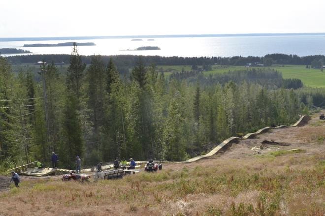 Voittaisan nimen Lakeaharjun portaille keksi Anu Kujala. Arkistokuva: Markku Turpela