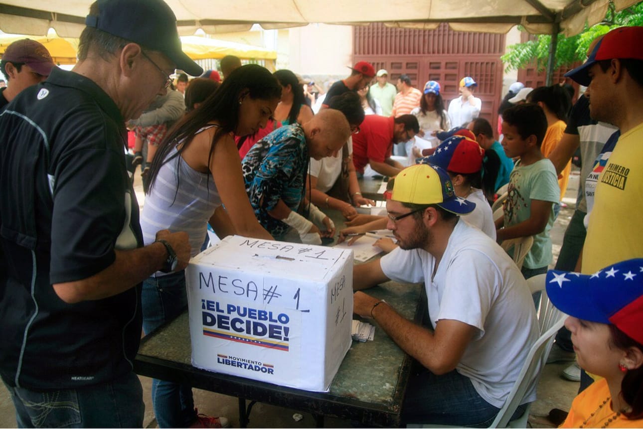 Venezuelan epävirallisessa kansanäänestyksessä annettiin vajaat 7,2 miljoonaa ääntä. Maassa on 19,5 miljoonaa äänioikeutettua.