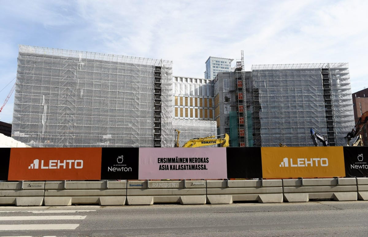 Yhtiön mukaan tavoitteena on löytää keinoja tehostaa toimintaa ja vähentää rakennuskustannusten noususta aiheutuvaa kustannuspainetta. LEHTIKUVA / Emmi Korhonen