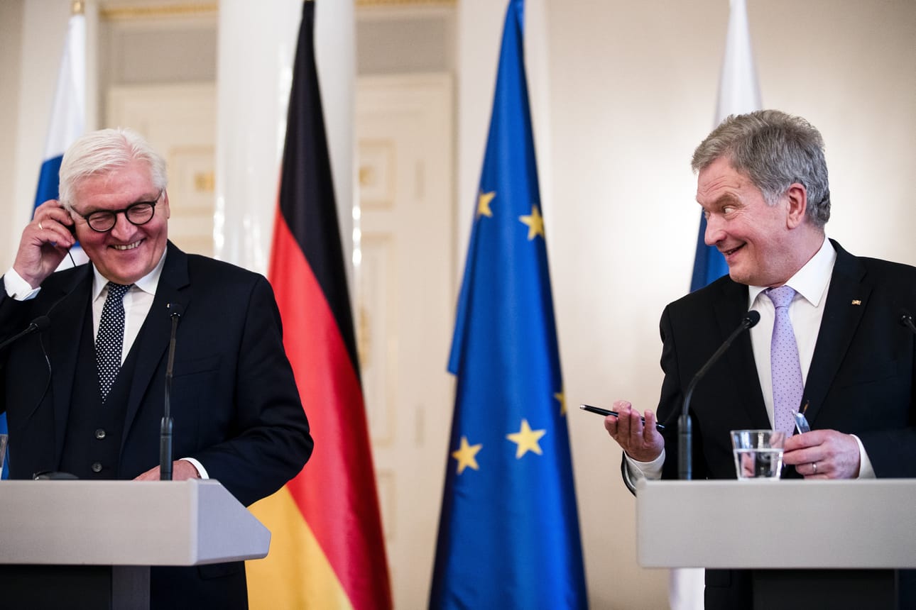 Presidentti Sauli Niinistö ja Saksan liittopresidentti Frank-Walter Steinmeier ovat tavanneet muun muassa viime syyskuussa, jolloin keskusteltiin niin ikään Euroopan tulevaisuudesta.