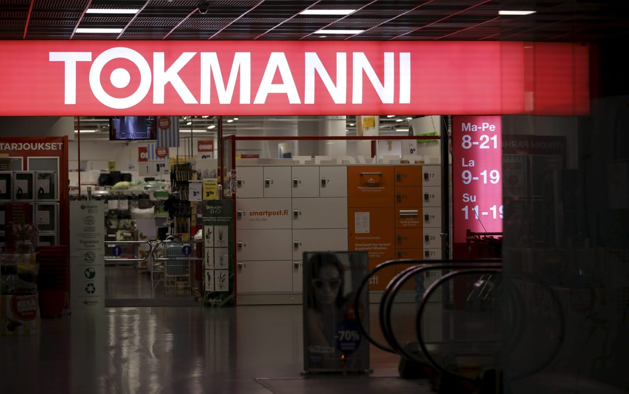 Tokmanni-ketjun myymälä Ruoholahdessa Helsingissä. Arkistokuva. LEHTIKUVA / ANNI REENPÄÄ