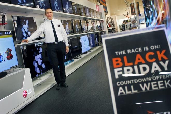 Marraskuun lopulla on jälleen Black Friday. ARKISTOKUVA: LAURA SYVÄOJA
