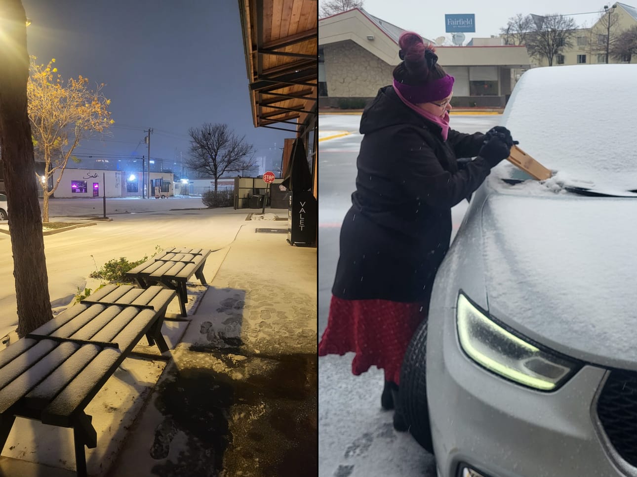 Dallasissa lunta kerääntyi ennakkotiedoista poiketen vain vähän.