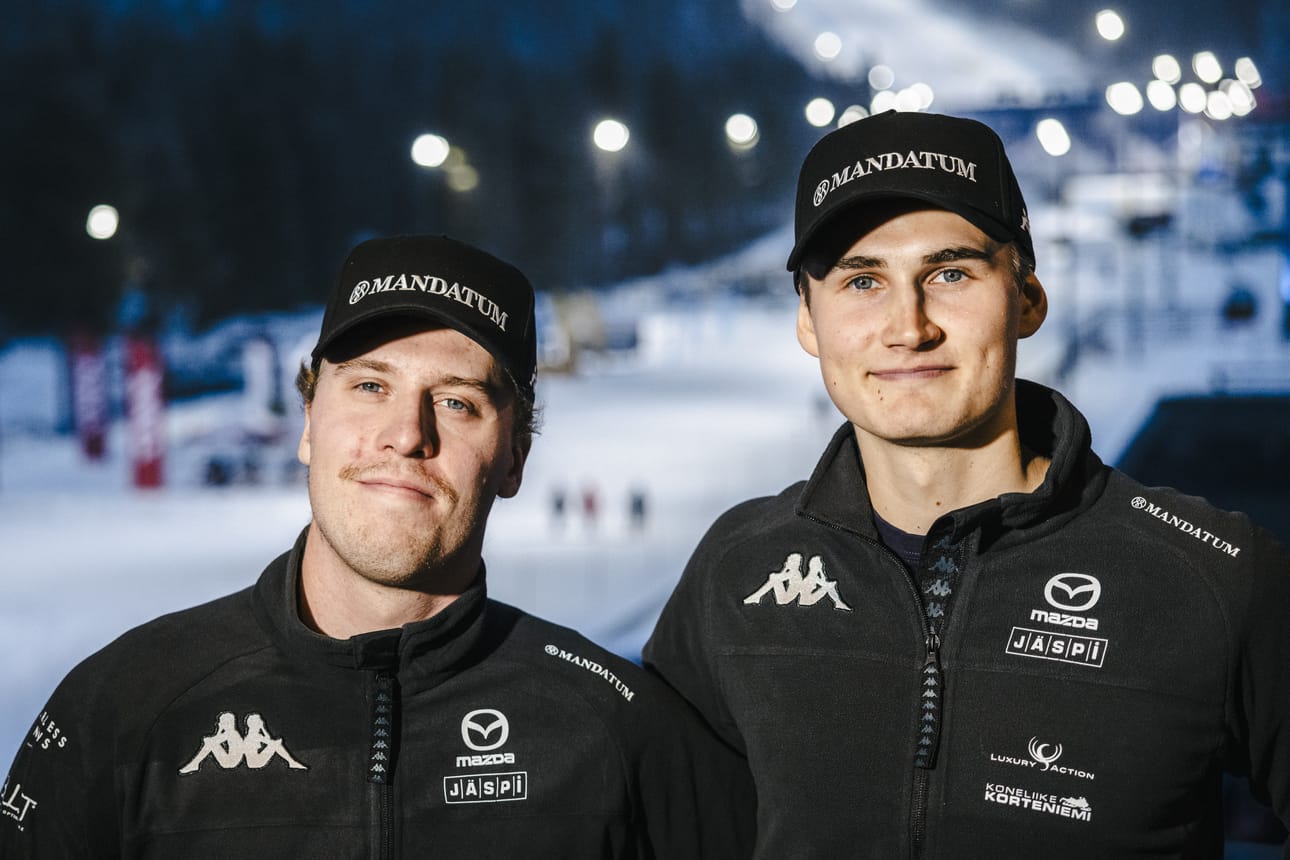 Levin rinteet ovat tulleet Turo Torviselle (vas) ja Jesperi Kemppaiselle tutuiksi. Rovaniemeläiset ovat kulkeneet pohjoisessa useita kertoja urallaan.