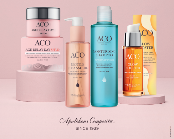 ACO-ihonhoitotuotteet tarjoaa laajan valikoiman tuotteita eri ihotyypeille