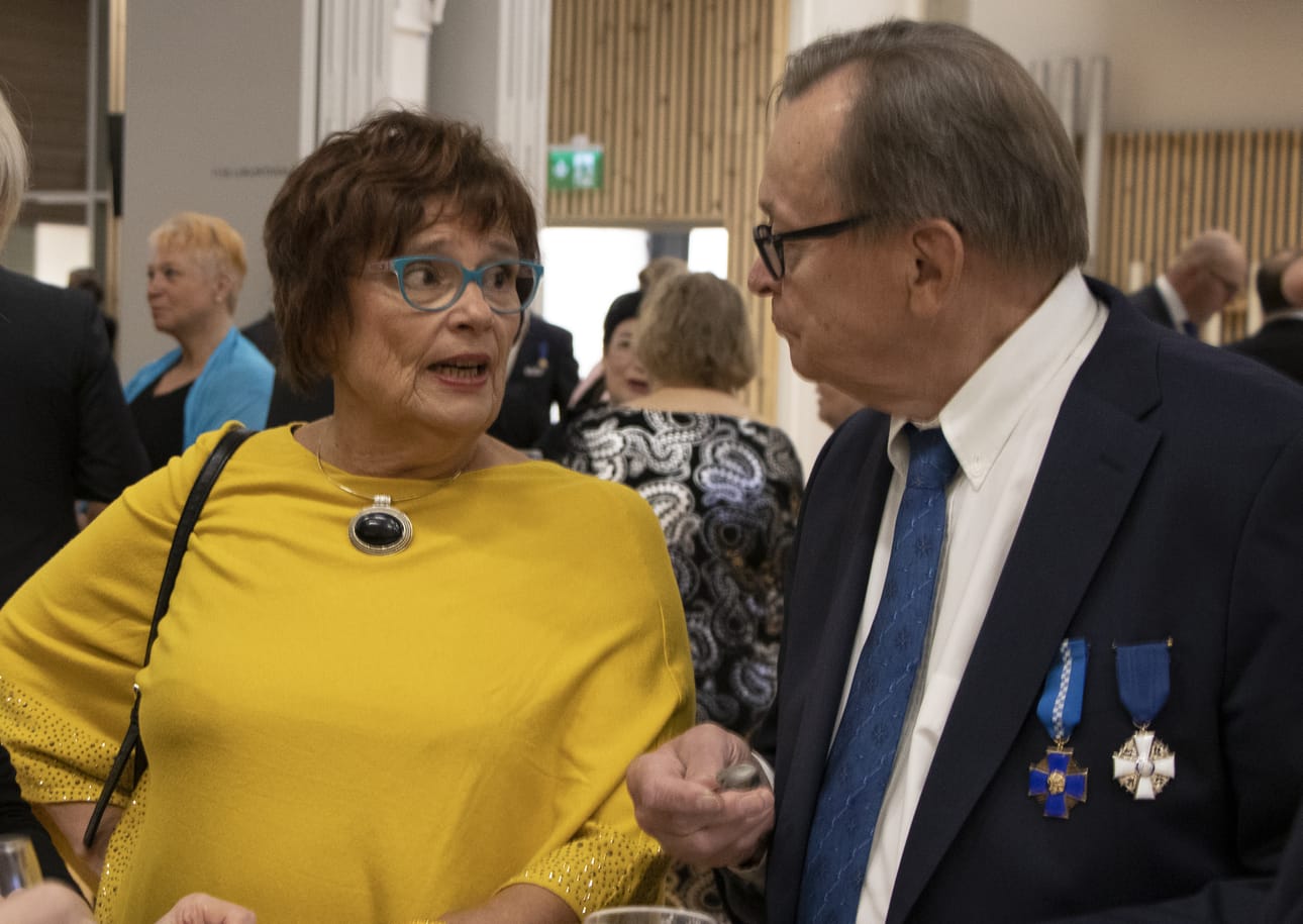 Juttukavereita riitti kaikilla.