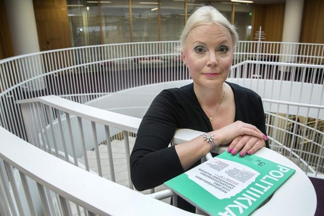 Yliopistotutkija Hanna Wass uskoo, että poliittiset puolueet kärsivät tulevana vuonna vaaliväsymyksestä enemmän kuin tavallinen äänestäjä. KUVA: Mauri Ratilainen