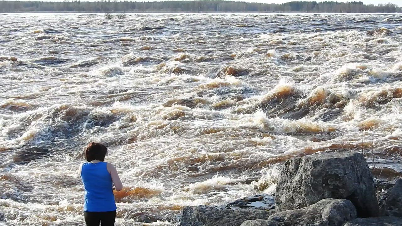 Kukkolankoski kuohui komeasti Torniossa