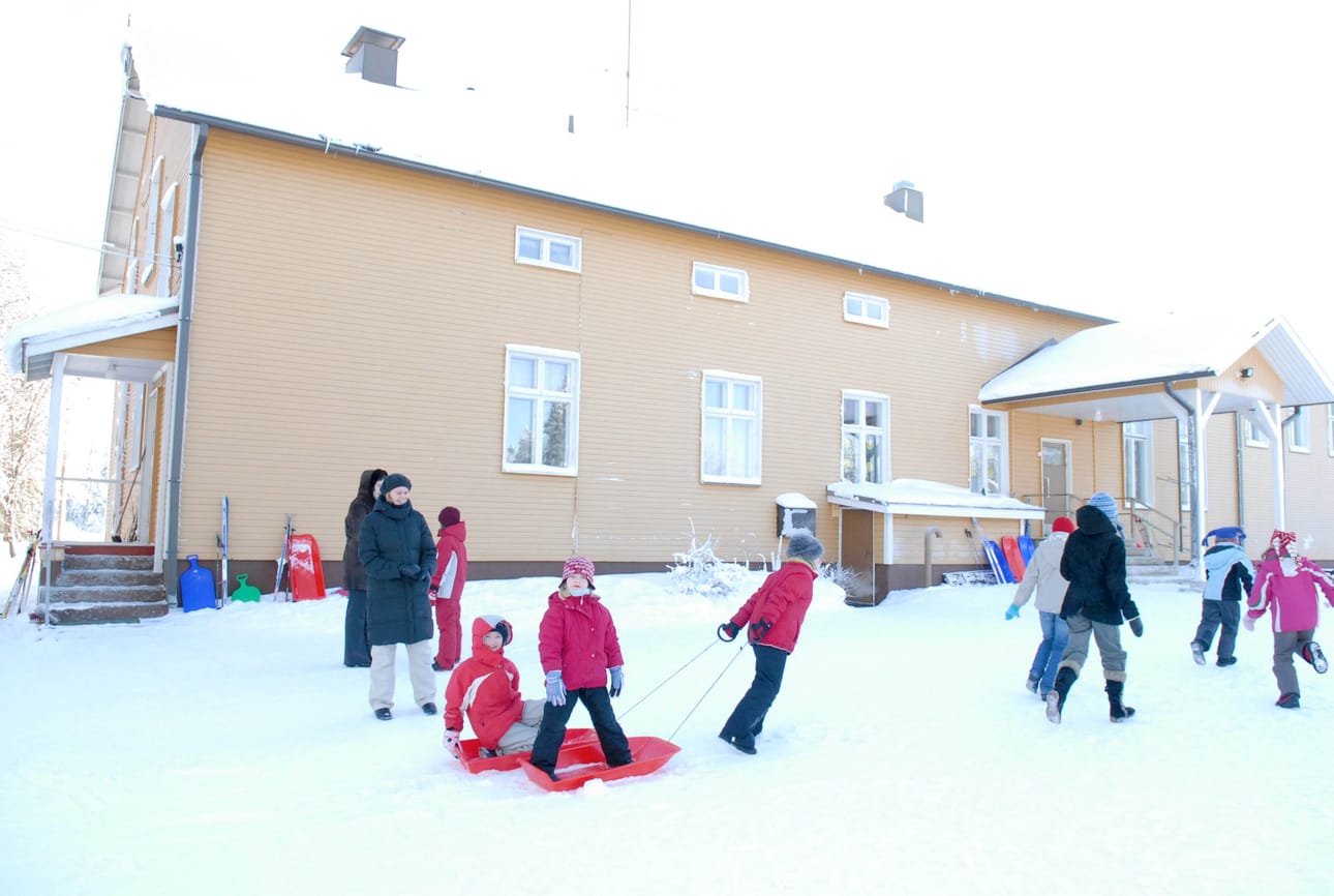 Kuolion koulussa on nyt 30 oppilasta. Ensi syksynä oppilaita on ennusteen mukaan 23. (arkistokuva).