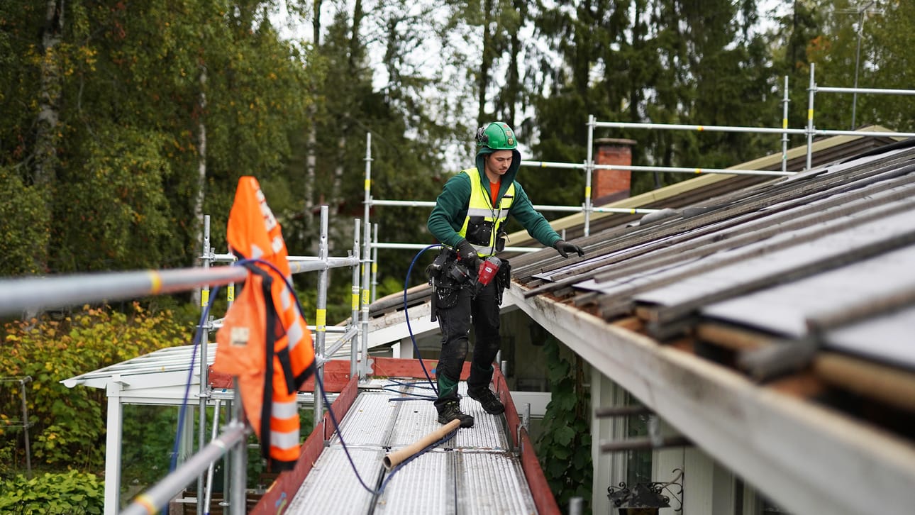 Katto on talolle tärkeä. Siksi se kannattaa pitää kunnossa.