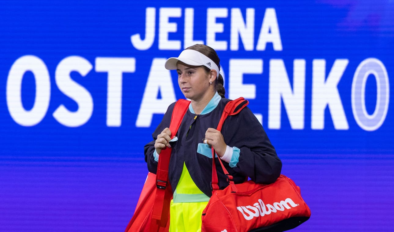 Jelena Ostapenko on sijoitettuna turnauksessa sijalle 20. LEHTIKUVA/AFP