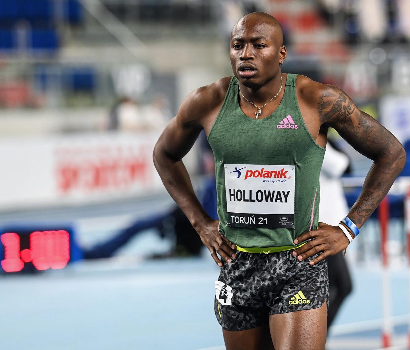 Nyt mentiin kovaa: Grant Holloway rynni sadasosan päähän 110 metrin aitojen ME:stä USA:n olympiakarsinnoissa