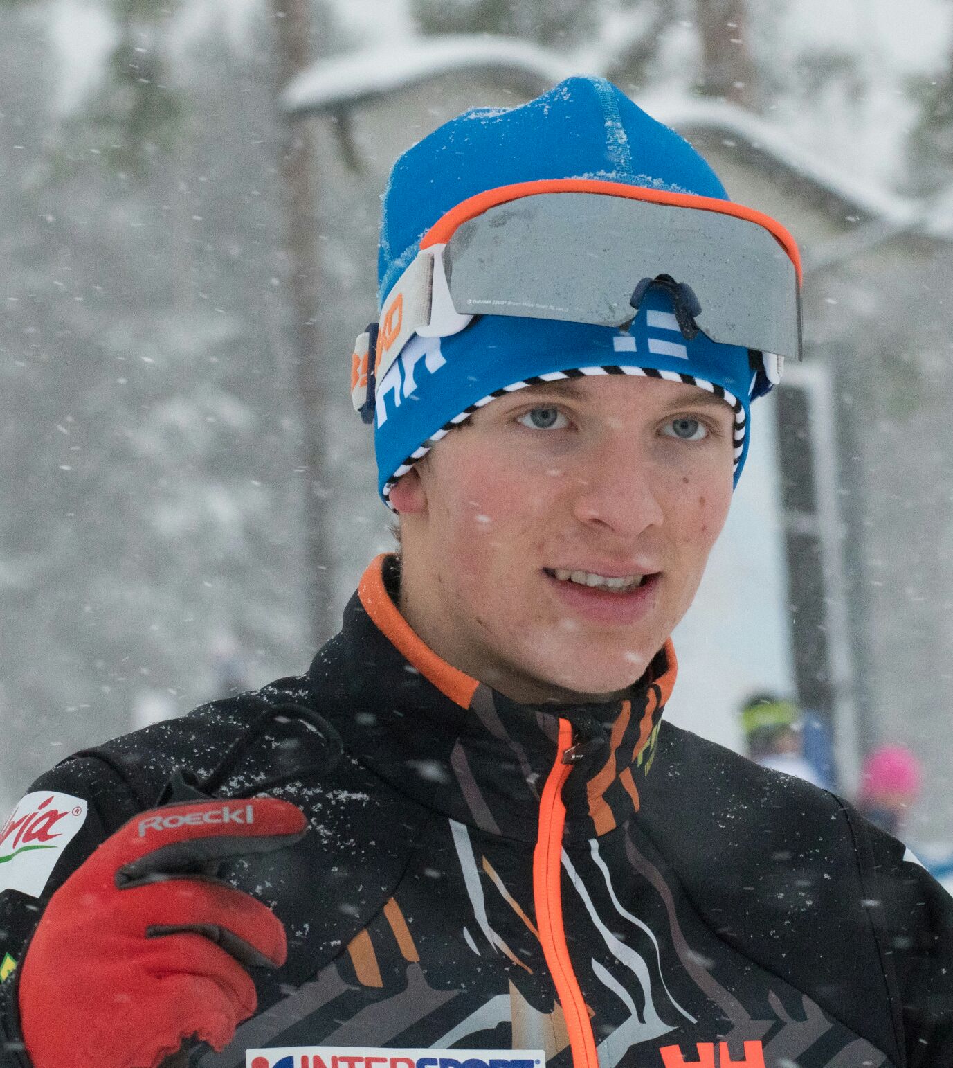 Juuso Tossavainen hiihti 10 kilometrillä 28:ksi.