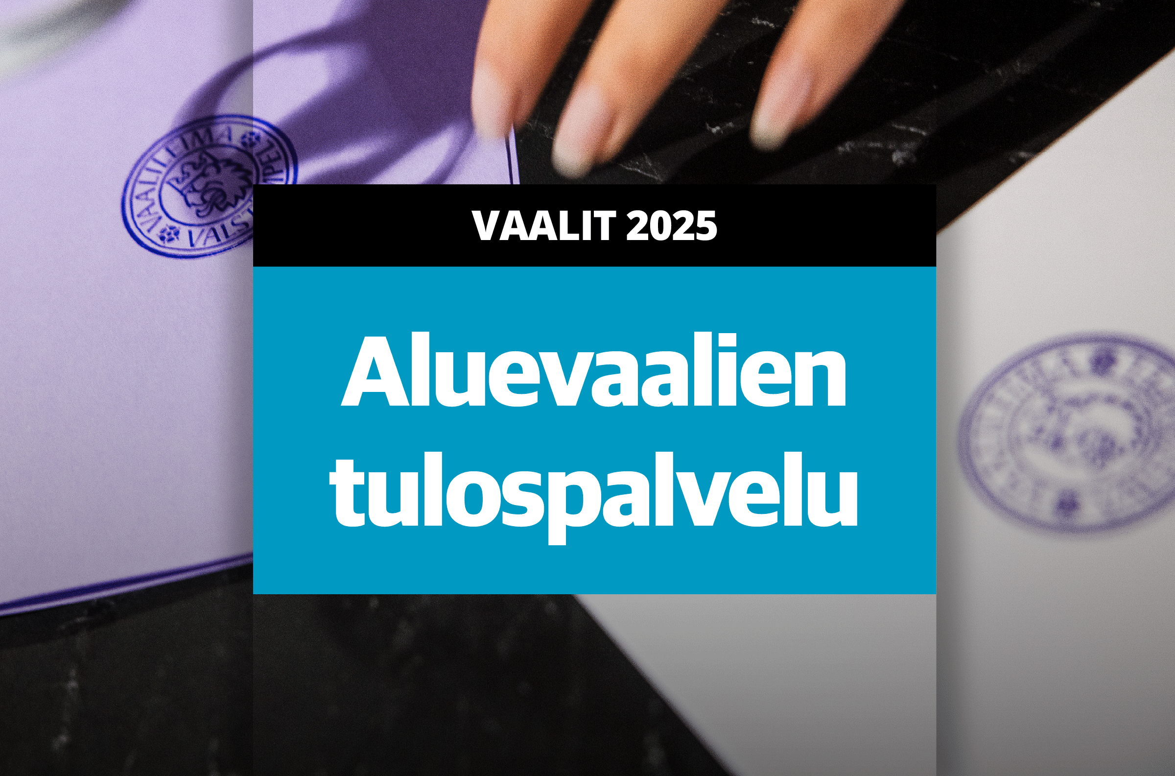 Katso aluevaalien tulospalvelu