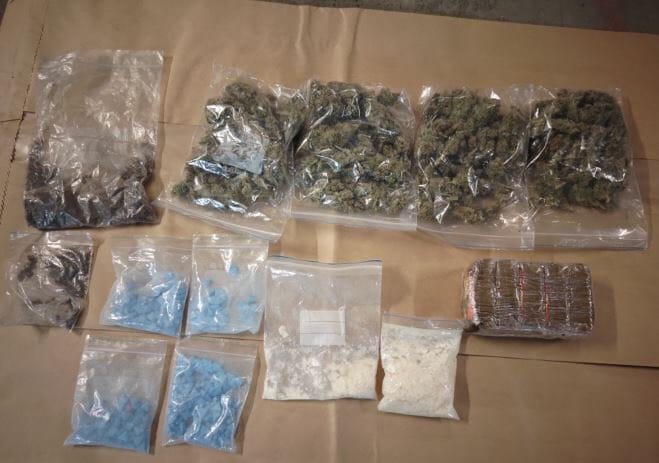 Poliisi julkaisi alkuviikosta kuvan viikonlopun huumetakavarikoista.