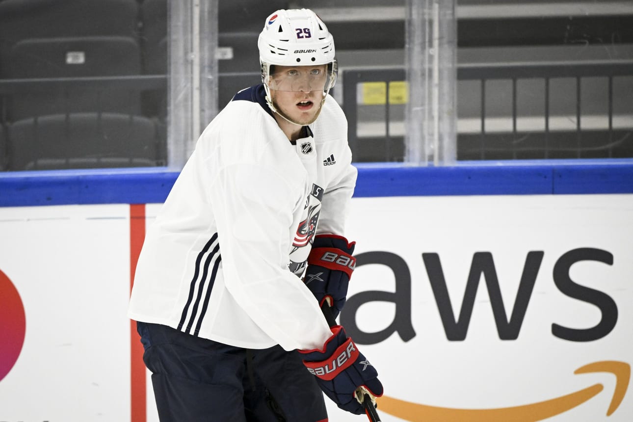 Patrik Laine siirtyi kesällä pelaajakaupassa Columbus Blue Jacketsista Montrealiin. LEHTIKUVA / Emmi Korhonen