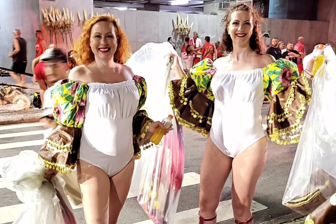 Kemiläiset tanssijat pääsivät voittoisaan sambakouluun Rion karnevaaleissa