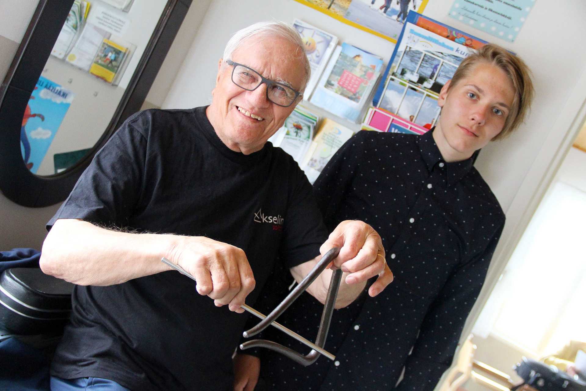 Akselin Soiton vanhin ja nuorin: Eero Svala 83 vuotta ja Eeli Mikkonen 16 vuotta.