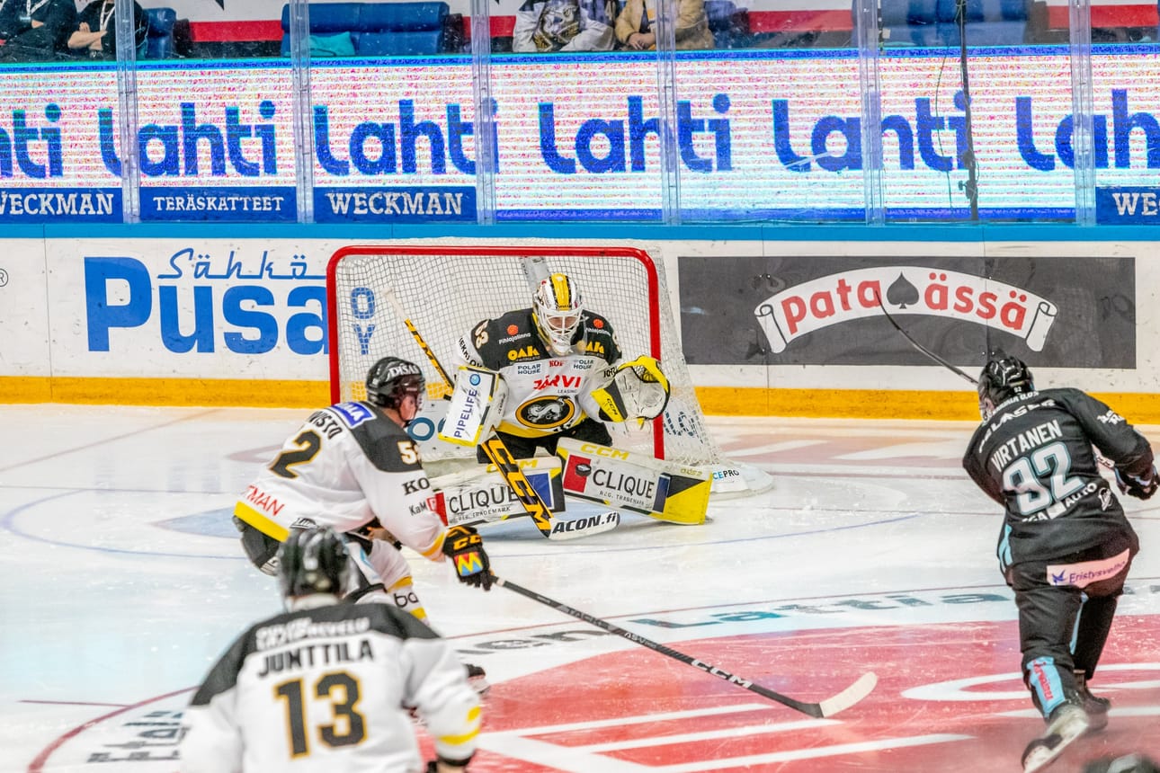 Pelicans löi Kärpät maalein 4–1. LEHTIKUVA / Pepe Korteniemi